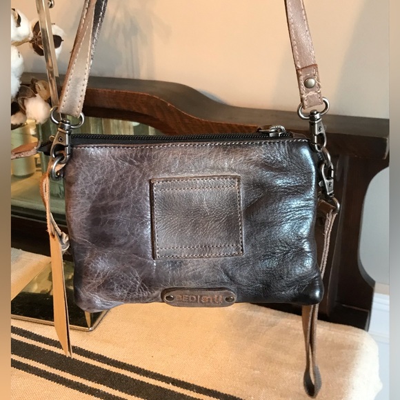 NWT Bed Stu Leather Viana Crossbody Belt Bag Wristlet Tonic Breeze MSRP $180 - Picture 7 of 16